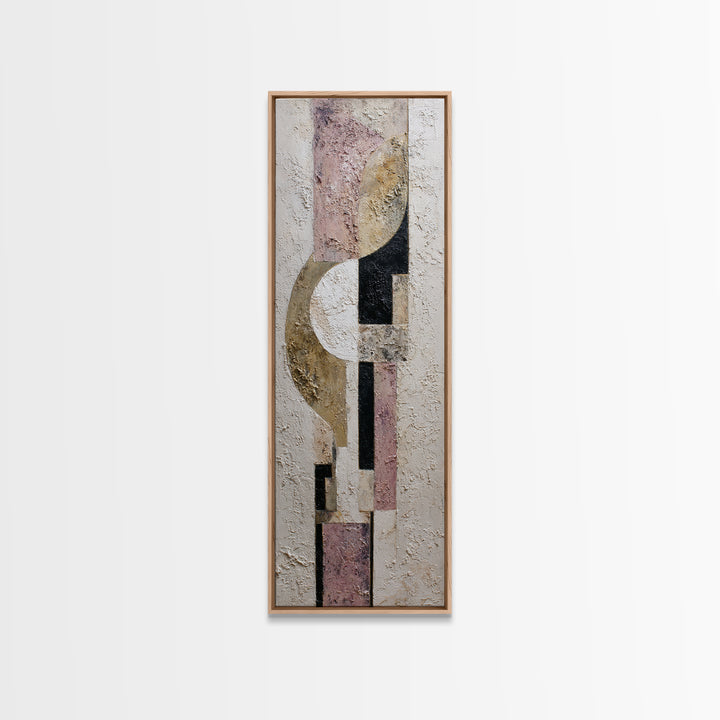 Textured Neutral Abstraction Canvas Print, Art, Textured Wall Art, Living Room Decor, Abstract Art, Gallery Decor, ART-1x3-49