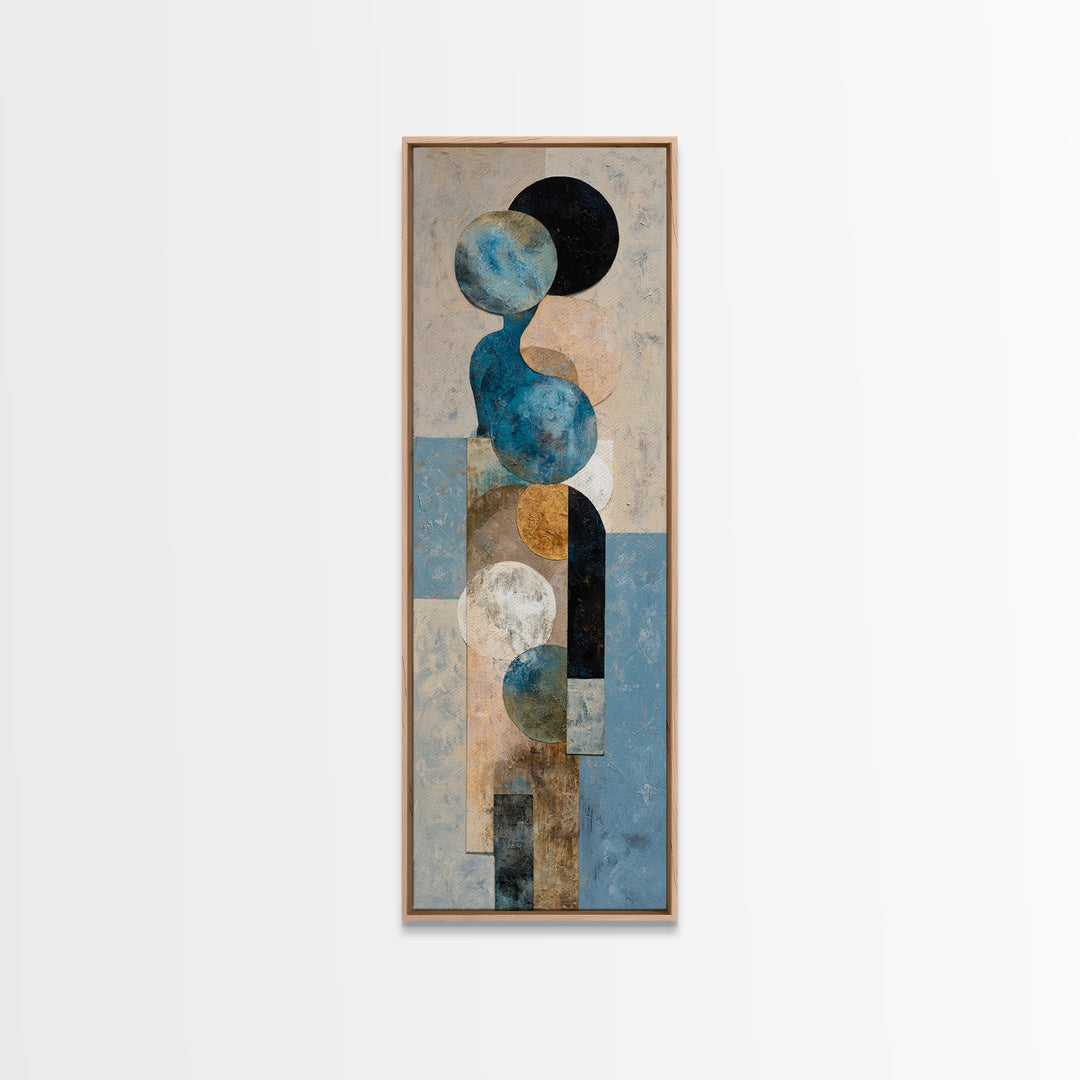 Abstract Water Forms Canvas Print, Art, Wall Art, Living Room Decor, Fine Art, Original Art, Art Nouveau, Framed Wall Art, ART-1x3-55