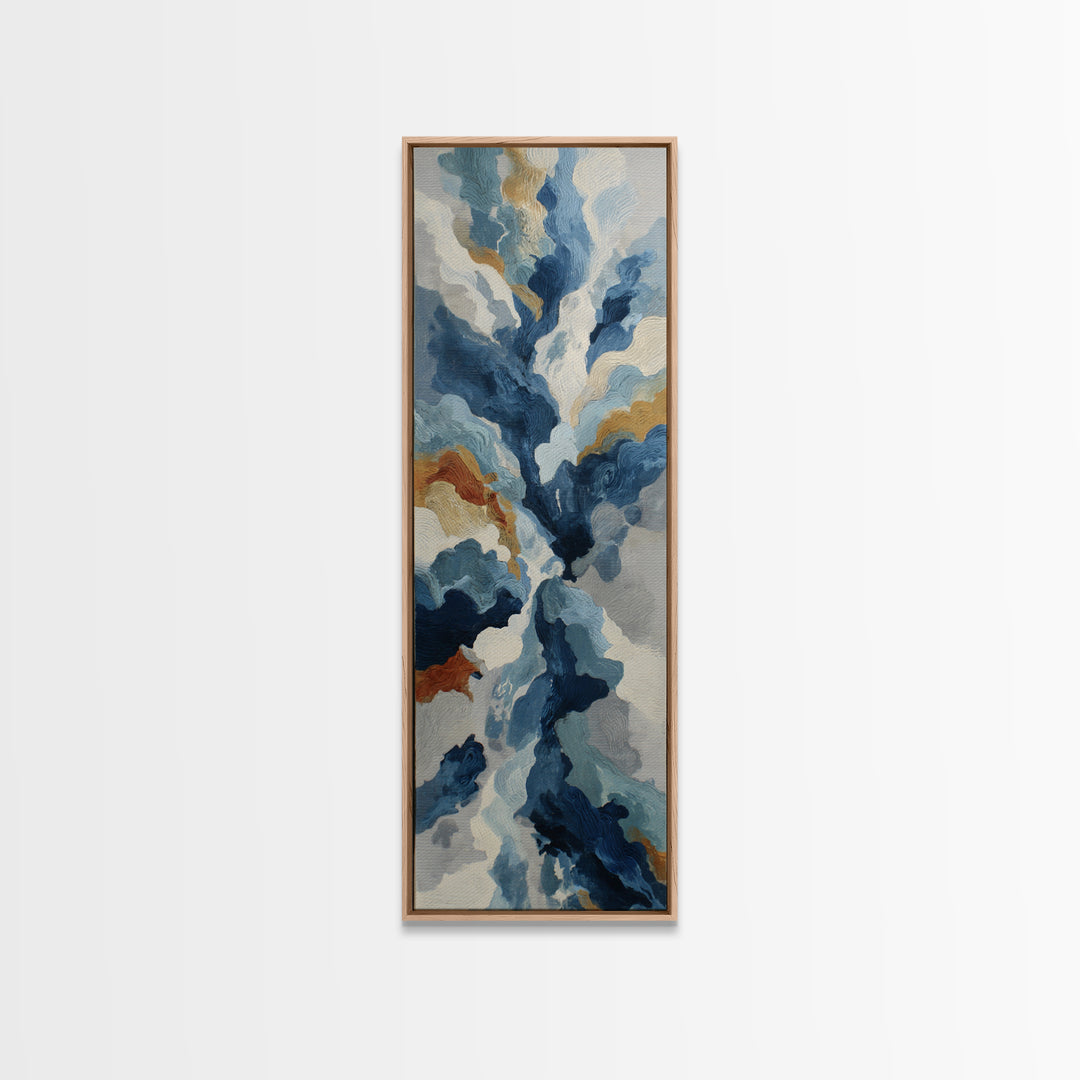 Abstract Water Forms Canvas Print, Art, Neutral Decor, Living Room Decor, Abstract Art, Art Prints, Digital Art, ART-1x3-7
