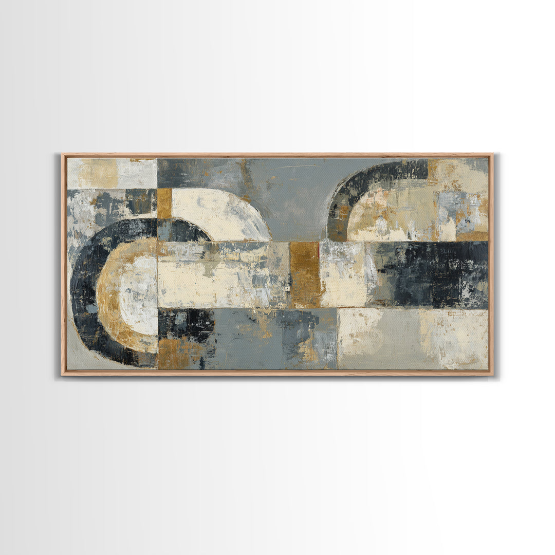 Textured Neutral Abstraction Canvas Print, Art, Textured Painting, Living Room Decor, Abstract Art, Digital Wall Art, ART-2x1-57