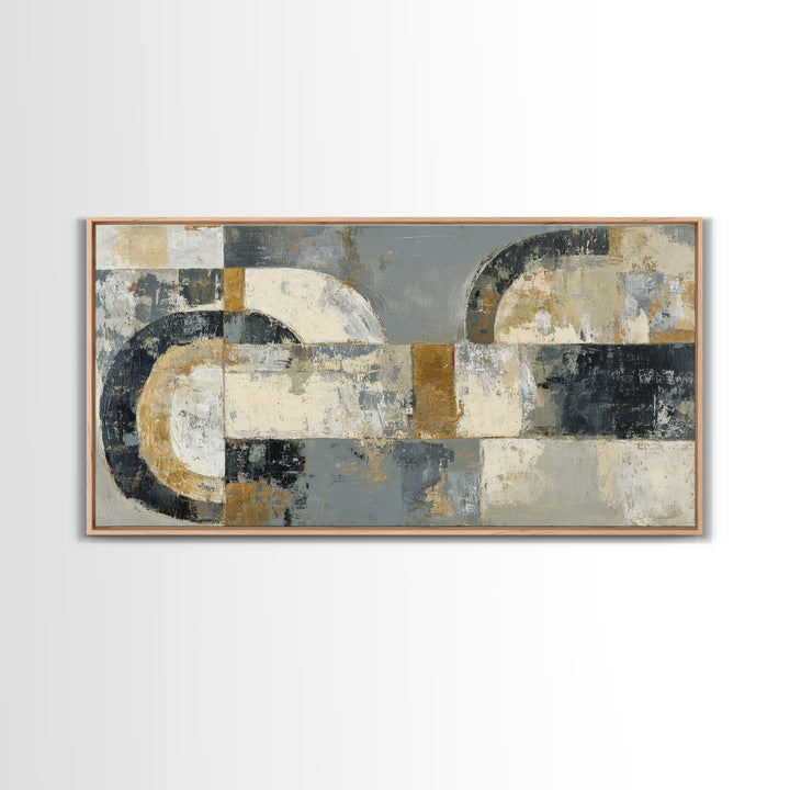 Textured Neutral Abstraction Canvas Print, Art, Textured Painting, Living Room Decor, Abstract Art, Digital Wall Art, ART-2x1-57