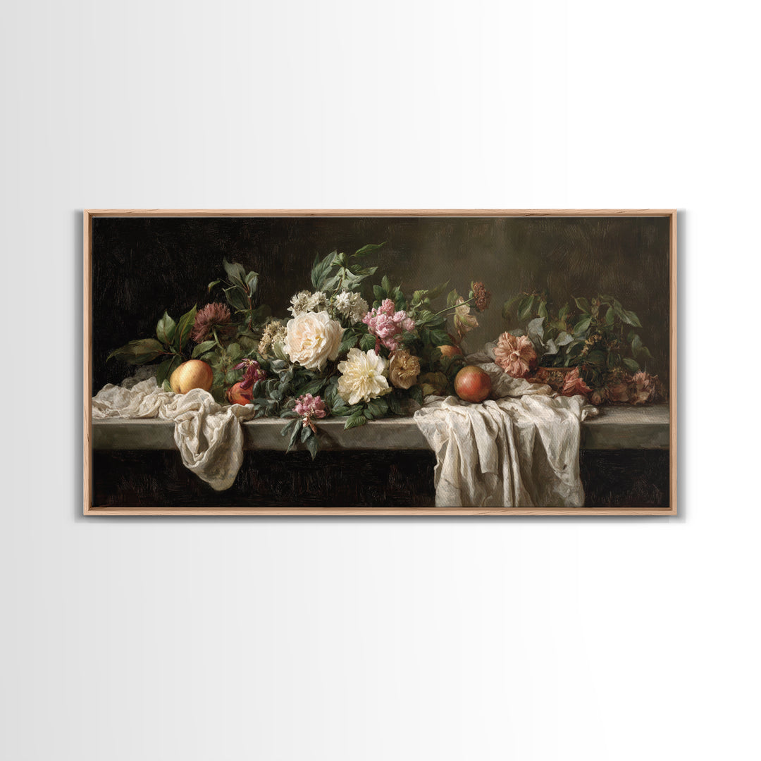 Museum Still Life Canvas Print, Art, Printable Wall Art, Living Room Decor, Watercolor Art, Canvas Art, Ai Art, ART-2x1-69