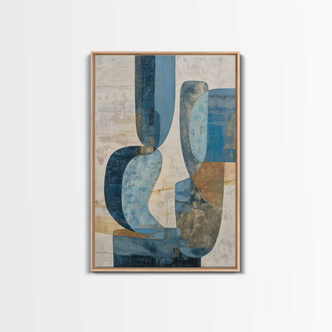 Abstract Water Forms Framed Canvas Print, Art, Room Decor, Living Room Decor, Abstract Art, Art Commission, Digital Wall Art, ART-2x3-75