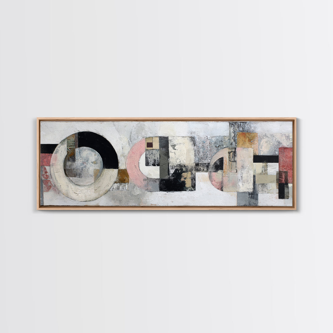Textured Neutral Abstraction Framed Canvas Print, Art, Art Prints, Living Room Decor, Abstract Art, Framed Wall Art, ART-3x1-5