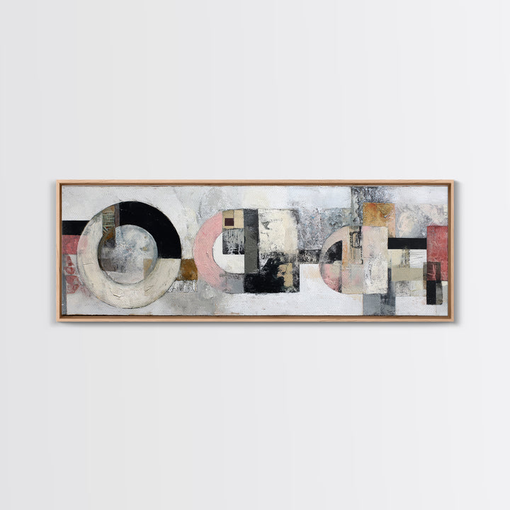 Textured Neutral Abstraction Framed Canvas Print, Art, Art Prints, Living Room Decor, Abstract Art, Framed Wall Art, ART-3x1-5