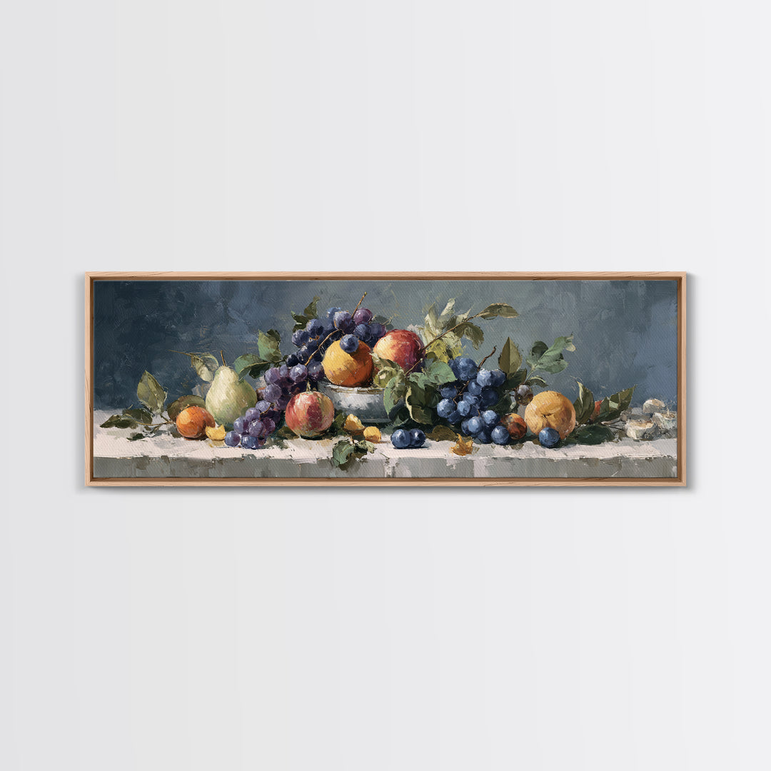 Bold Pop Fruit Composition Canvas Print, Art, Wood Wall Art, Living Room Decor, Fine Art, Modern Decor, Fine Art Print, ART-3x1-8