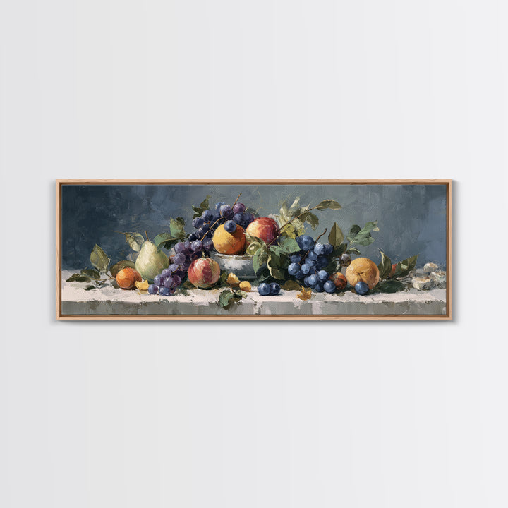 Bold Pop Fruit Composition Canvas Print, Art, Wood Wall Art, Living Room Decor, Fine Art, Modern Decor, Fine Art Print, ART-3x1-8