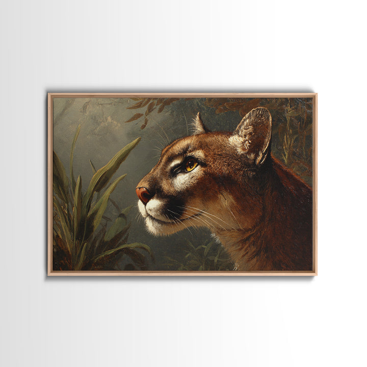 Elegant Animal Portrait Canvas Print, Art, Art Print, Living Room Decor, Oil Painting, Canvas Wall Art, Abstract Art, ART-3x2-22