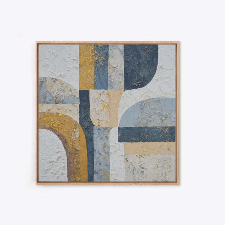 Textured Plaster Abstract Canvas Print, Above Sofa Art, Watercolor Painting, Living Room Decor, Abstract Art, Statement, ASA-1x1-35