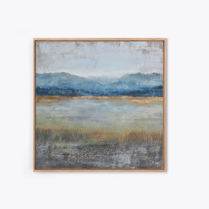 Oversized Abstract Landscape Canvas Print, Above Sofa Art, Modern Art, Living Room Decor, Fine Art, Statement, Art Print, ASA-1x1-49