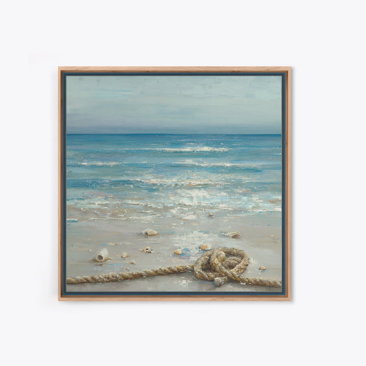 Moody Seascape at Twilight Canvas Print, Above Sofa Art, 3 Piece Wall Art, Living Room Decor, Statement, Neutral Decor, ASA-1x1-60