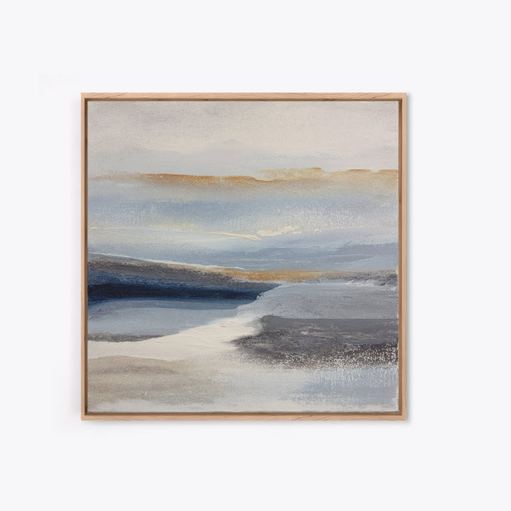 Minimal Black Ink Composition Framed Canvas Print, Above Sofa Art, Wall Decor, Living Room Decor, Fine Art, Statement, ASA-1x1-80