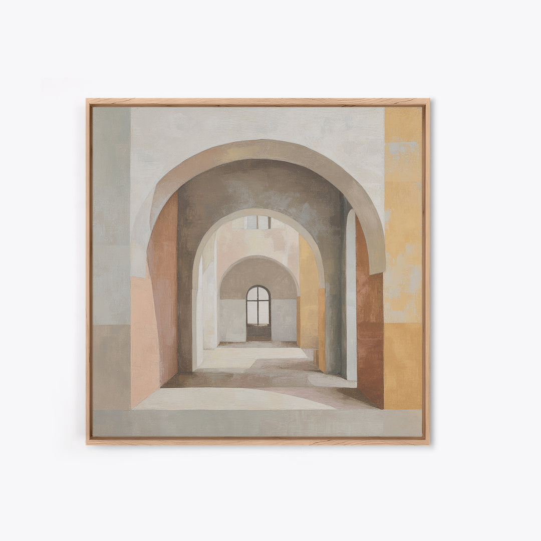 Architectural Arch Study Canvas Print, Above Sofa Art, Fine Art Print, Living Room Decor, Fine Art, Statement, ASA-1x1-81