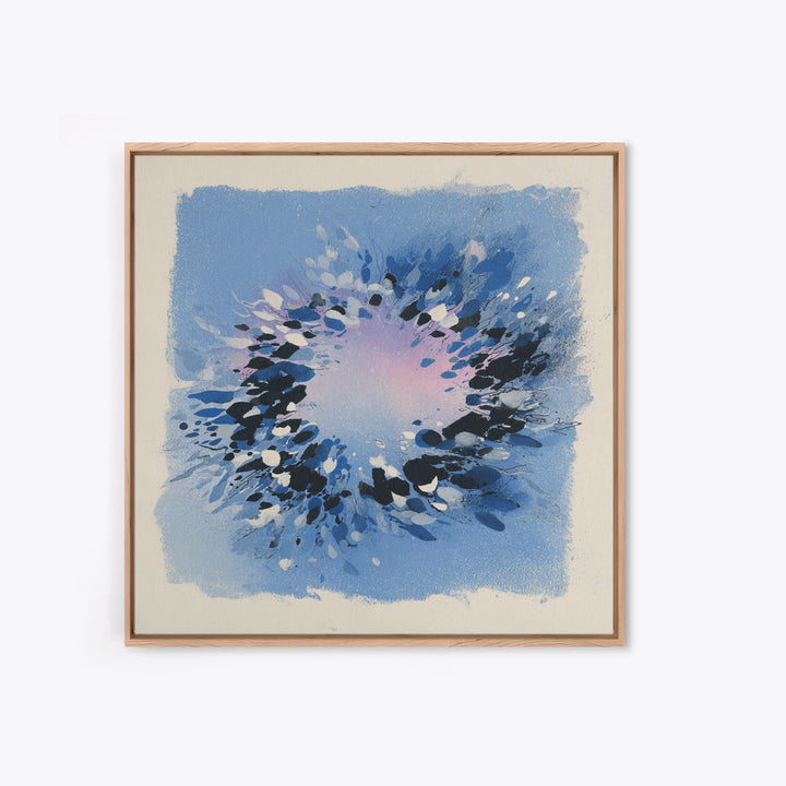 Large Modern Organic Shapes Canvas Print, Above Sofa Art, Wall Decor, Living Room Decor, Abstract Art, Statement, ASA-1x1-98