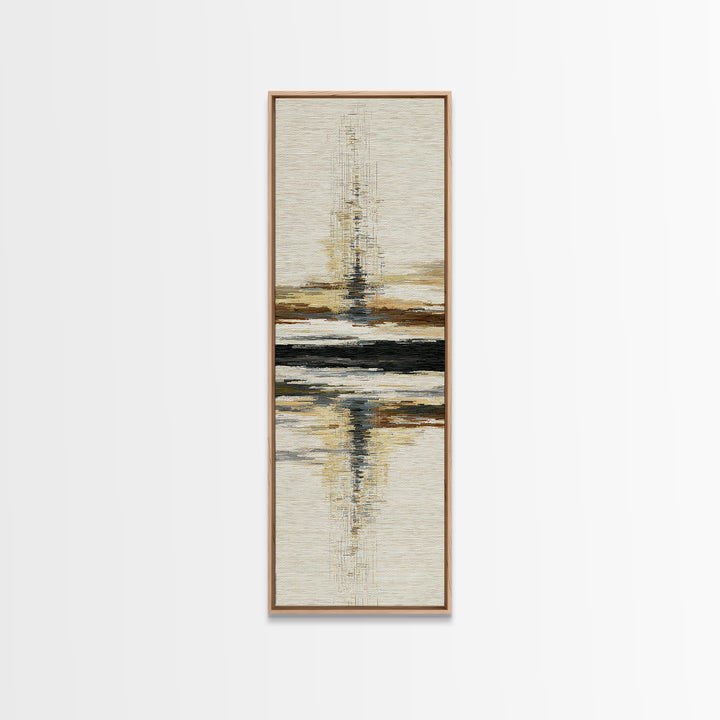 Sunlit Rolling Hills Framed Canvas Print, Above Sofa Art, Coastal Decor, Living Room Decor, Fine Art, Statement, Luxury Decor, ASA-1x3-29