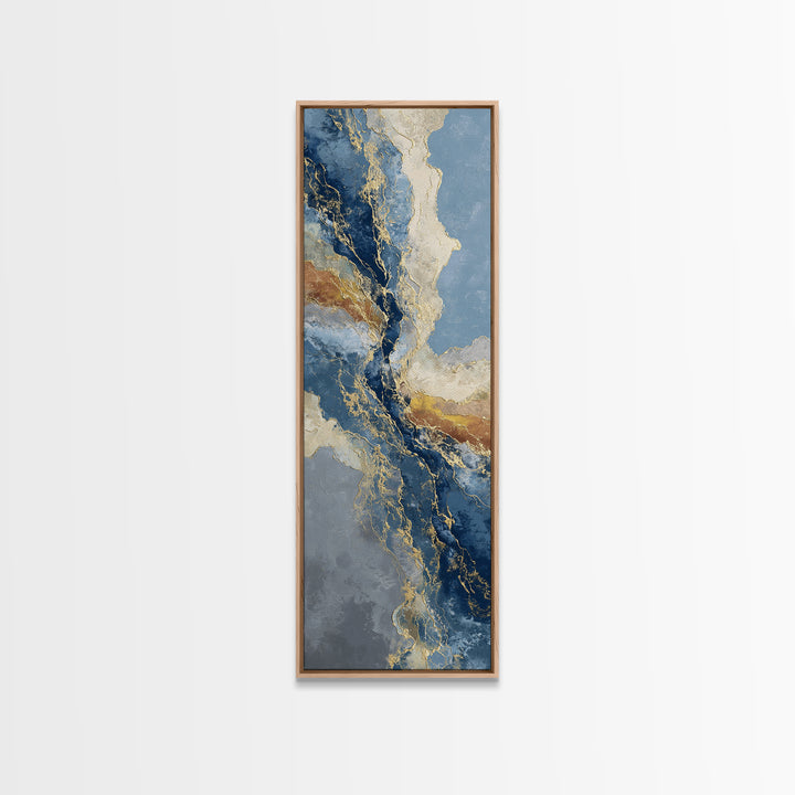 Textured Plaster Abstract Canvas Print, Above Sofa Art, Watercolor Painting, Living Room Decor, Statement, Bauhaus Print, ASA-1x3-95