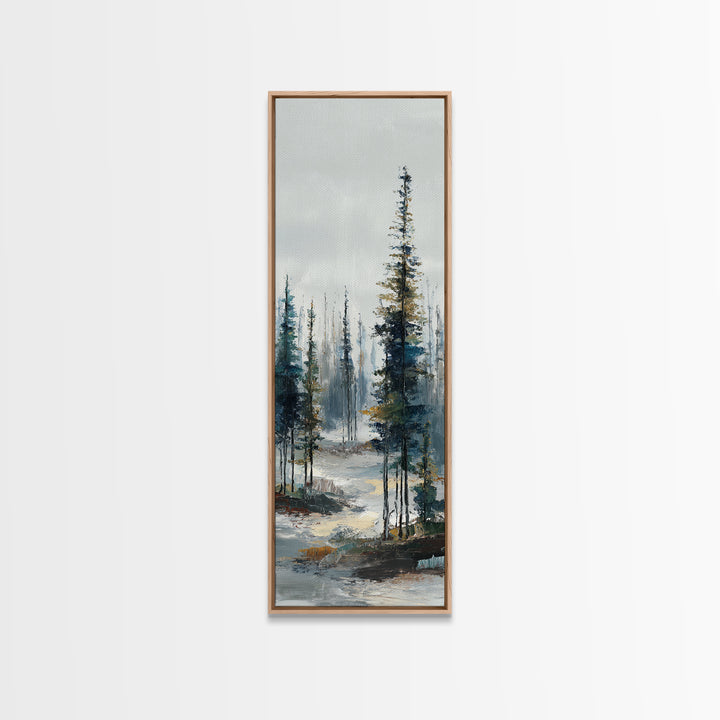Modern Scandinavian Forest Canvas Print, Above Sofa Art, Set of 3 Wall Art, Living Room Decor, Statement, Minimalist Wall Art, ASA-1x3-99