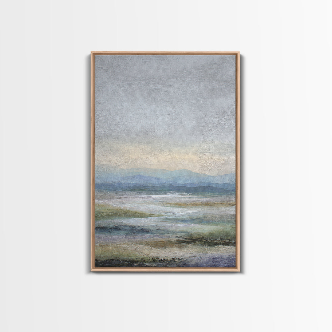Abstract River Bends Canvas Print, Above Sofa Art, Japandi Wall Art, Living Room Decor, Fine Art, Statement, Boho Decor, ASA-2x3-31