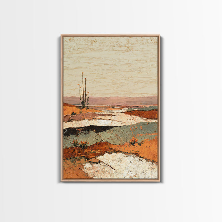 Abstract Canyon Landscape Canvas Print, Above Sofa Art, Wall Decor, Living Room Decor, Fine Art, Statement, Contemporary Art, ASA-2x3-39