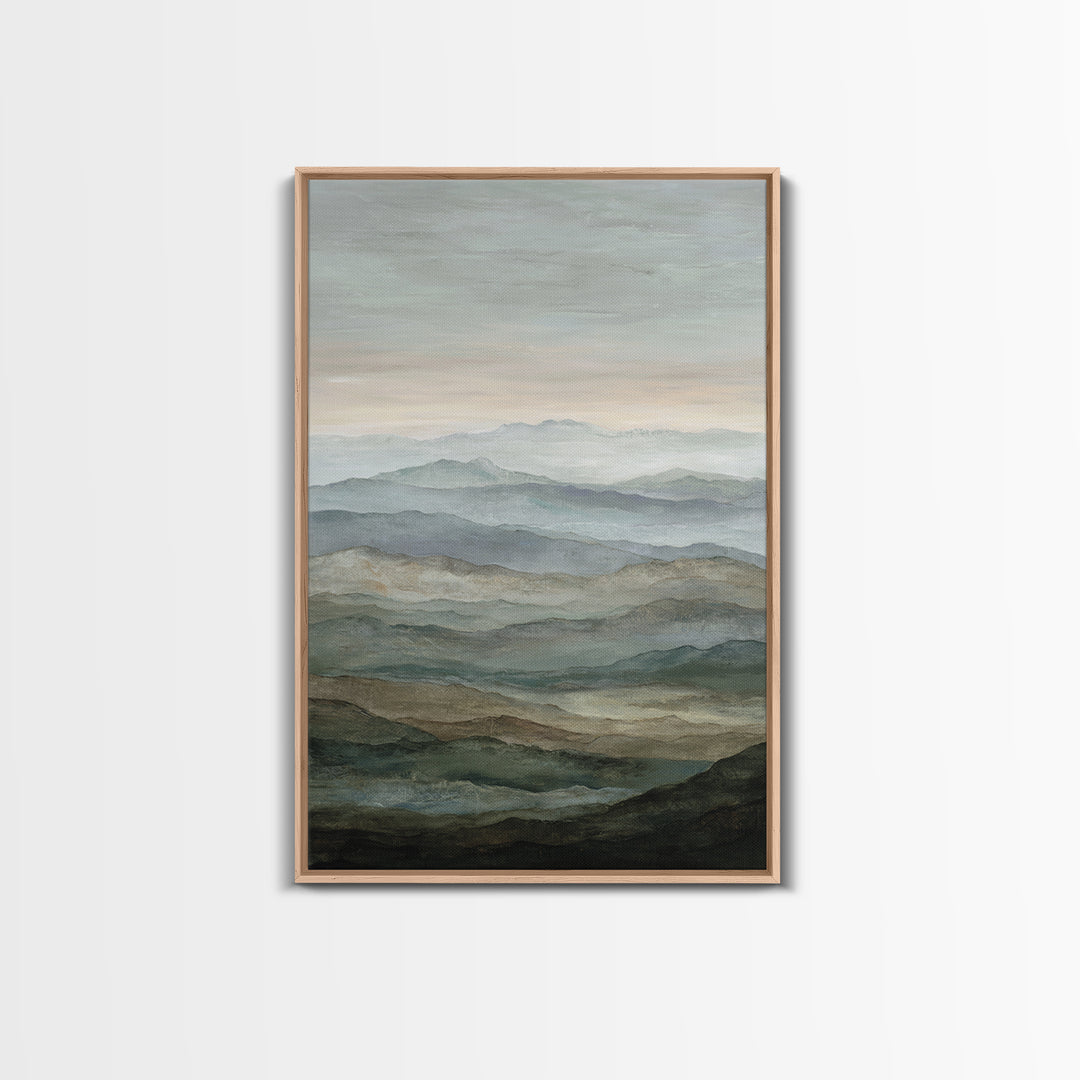 Oversized Abstract Landscape Canvas Print, Above Sofa Art, Canvas Wall Art, Living Room Decor, Statement, Living Room Wall Art, ASA-2x3-57