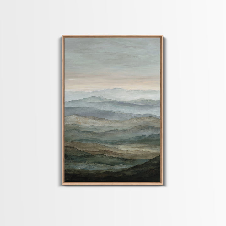 Oversized Abstract Landscape Canvas Print, Above Sofa Art, Canvas Wall Art, Living Room Decor, Statement, Living Room Wall Art, ASA-2x3-57