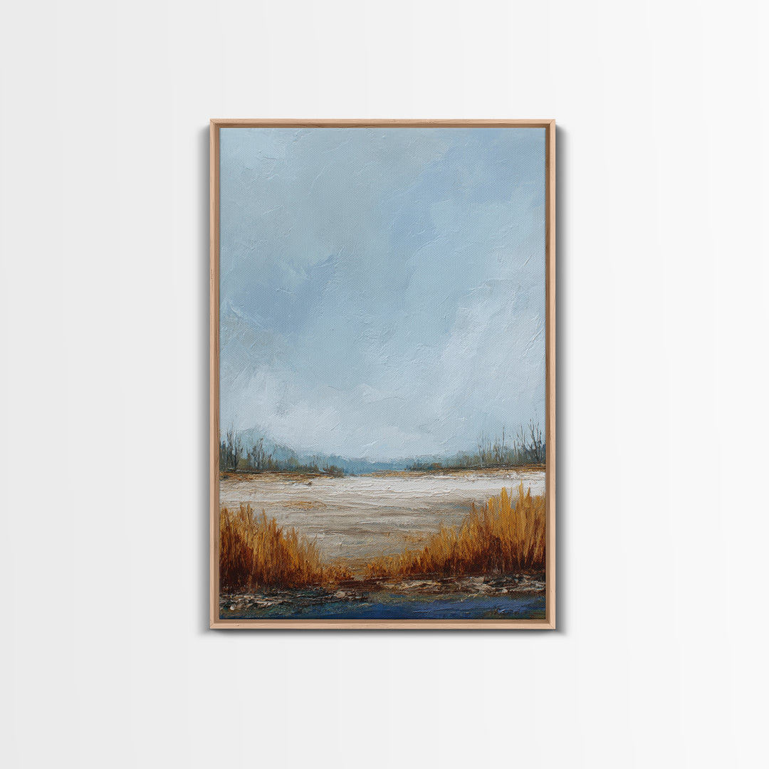 Oversized Abstract Landscape Canvas Print, Above Sofa Art, Canvas Wall Art, Living Room Decor, Statement, Living Room Wall Art, ASA-2x3-81