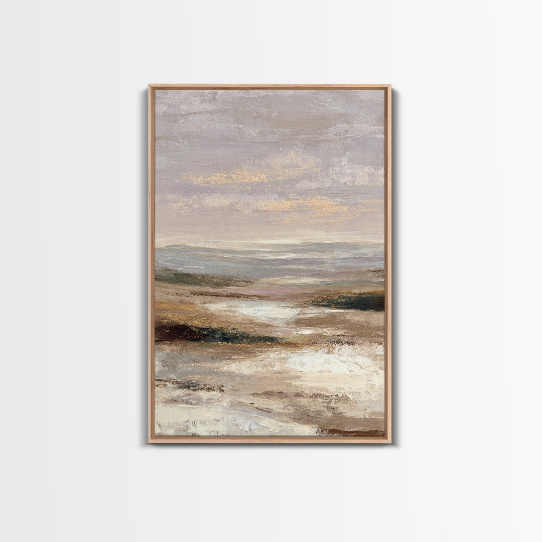 Sunlit Rolling Hills Framed Canvas Print, Above Sofa Art, Large Wall Art, Living Room Decor, Statement 497, Set of Wall Art, ASA-2x3-97