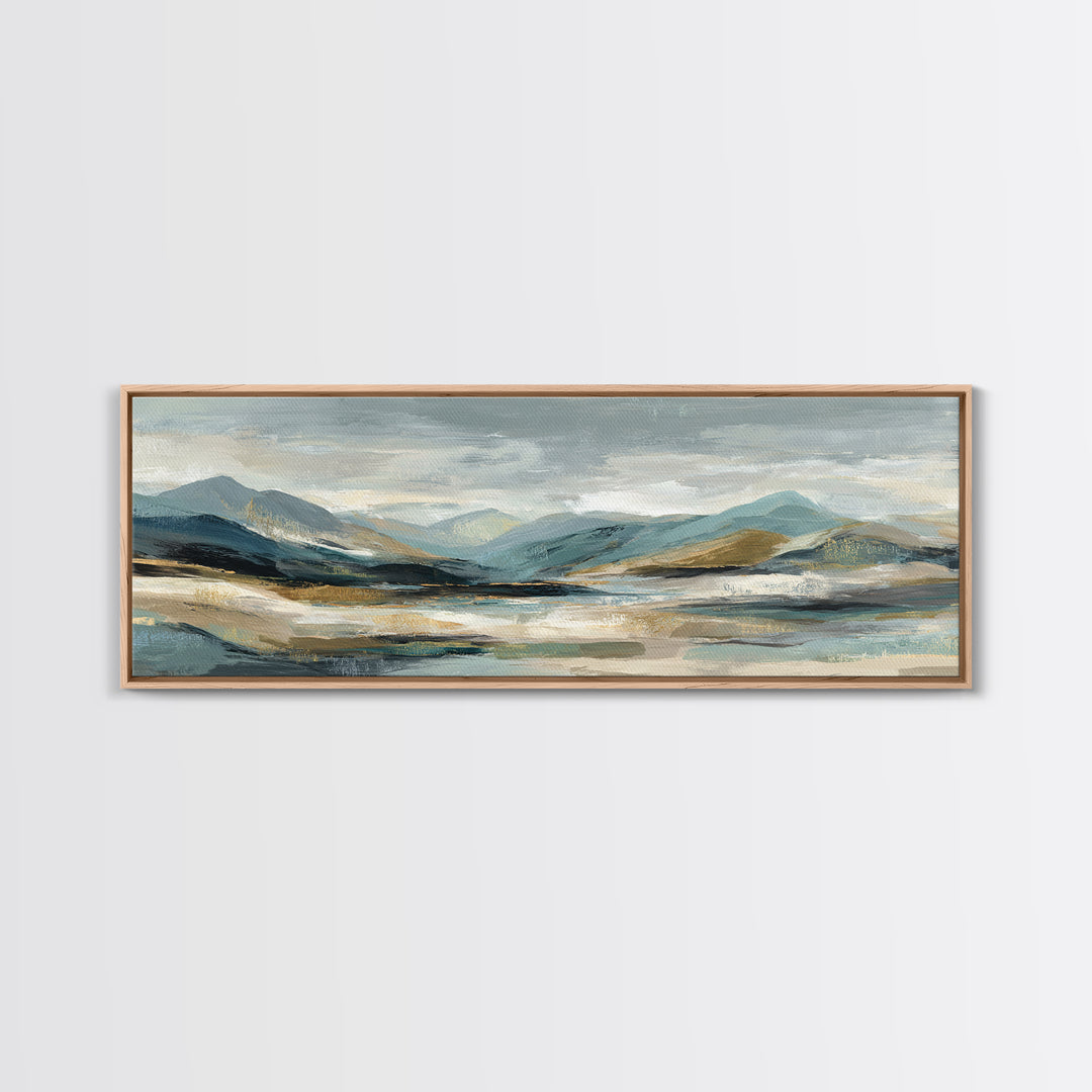 Sunlit Rolling Hills Canvas Print, Above Sofa Art, Living Room Decor, Fine Art, Statement 233, Set of Prints, Above Bed Decor, ASA-3x1-33