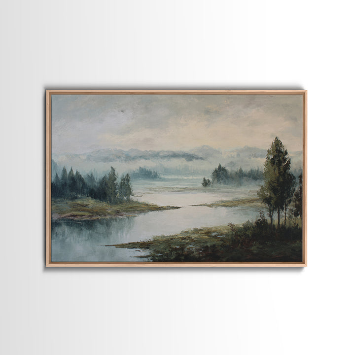 Gallery Style Landscape with Expansive Negative Space Canvas Print, Above Sofa Art, Home Decor, Living Room Decor, Statement, ASA-3x2-28