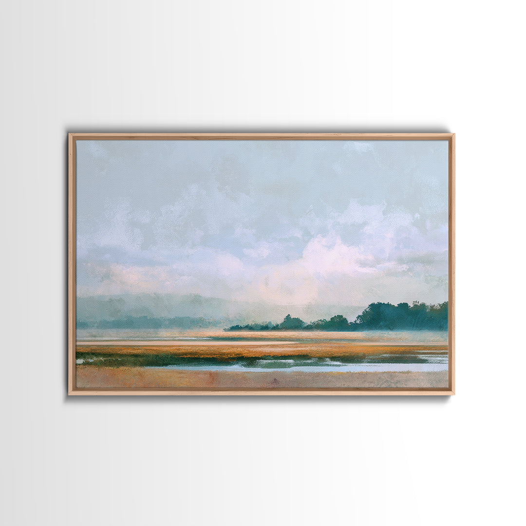 Gallery Style Landscape with Expansive Negative Space Canvas Print, Above Sofa Art, Room Decor, Living Room Decor, Statement, ASA-3x2-4