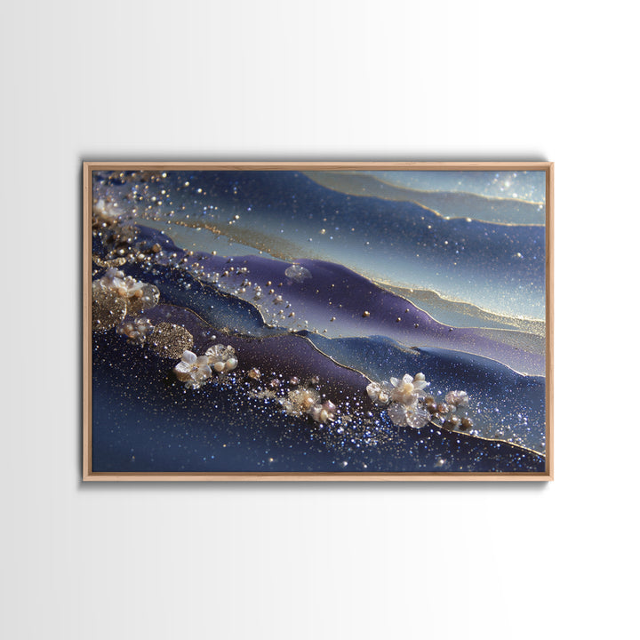 Scorpio Formed from Stars and Jeweled Shadows Canvas Print, Astrology Art, Psychedelic Art, Living Room Decor, Fine Art, Zodiac, AST-3x2-38