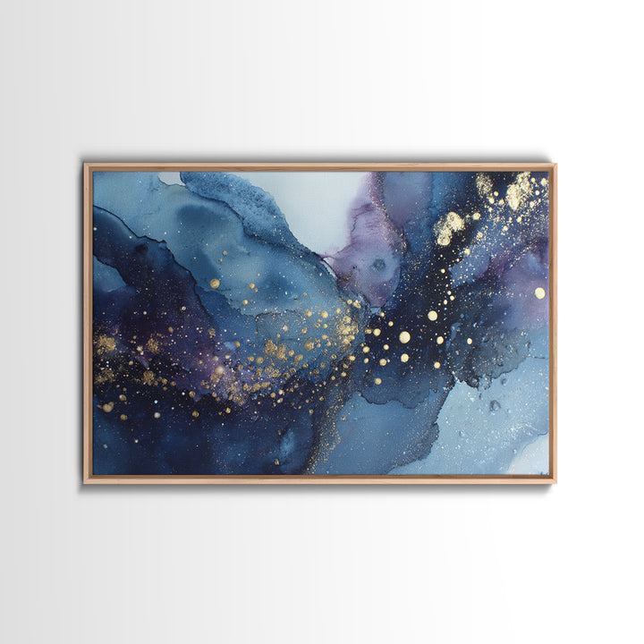 Scorpio Formed from Stars and Jeweled Shadows Framed Canvas Print, Astrology Art, Zodiac Sign Print, Living Room Decor, Zodiac, AST-3x2-86