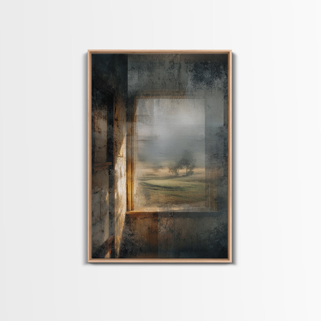 Old Farmhouse Landscape Canvas Print, Bed and Breakfast Art, Canvas Wall Art, Living Room Decor, Fine Art, Above Bed Decor, BAB-2x3-39
