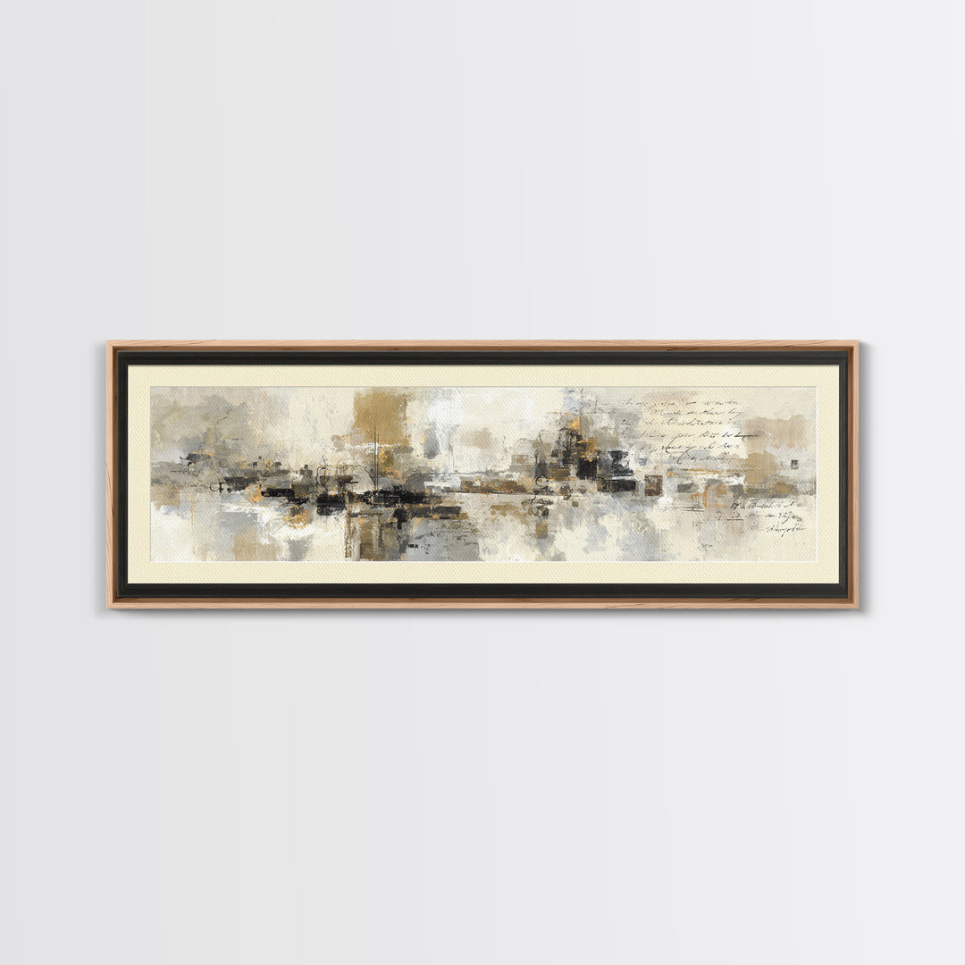 Antique Key and Handwritten Canvas Print, Bed and Breakfast Art, Bedroom Wall Decor, Living Room Decor, Fine Art Print, BAB-3x1-1