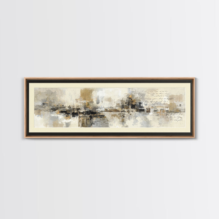 Antique Key and Handwritten Canvas Print, Bed and Breakfast Art, Bedroom Wall Decor, Living Room Decor, Fine Art Print, BAB-3x1-1