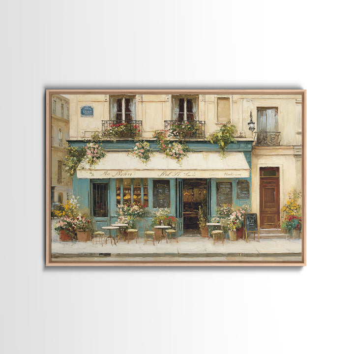 Parisian Dessert Poster Framed Canvas Print, Bakery Art, Kitchen Art Print, Bakery Decor, Fine Art, Patisserie, Modern Decor, BAK-3x2-28
