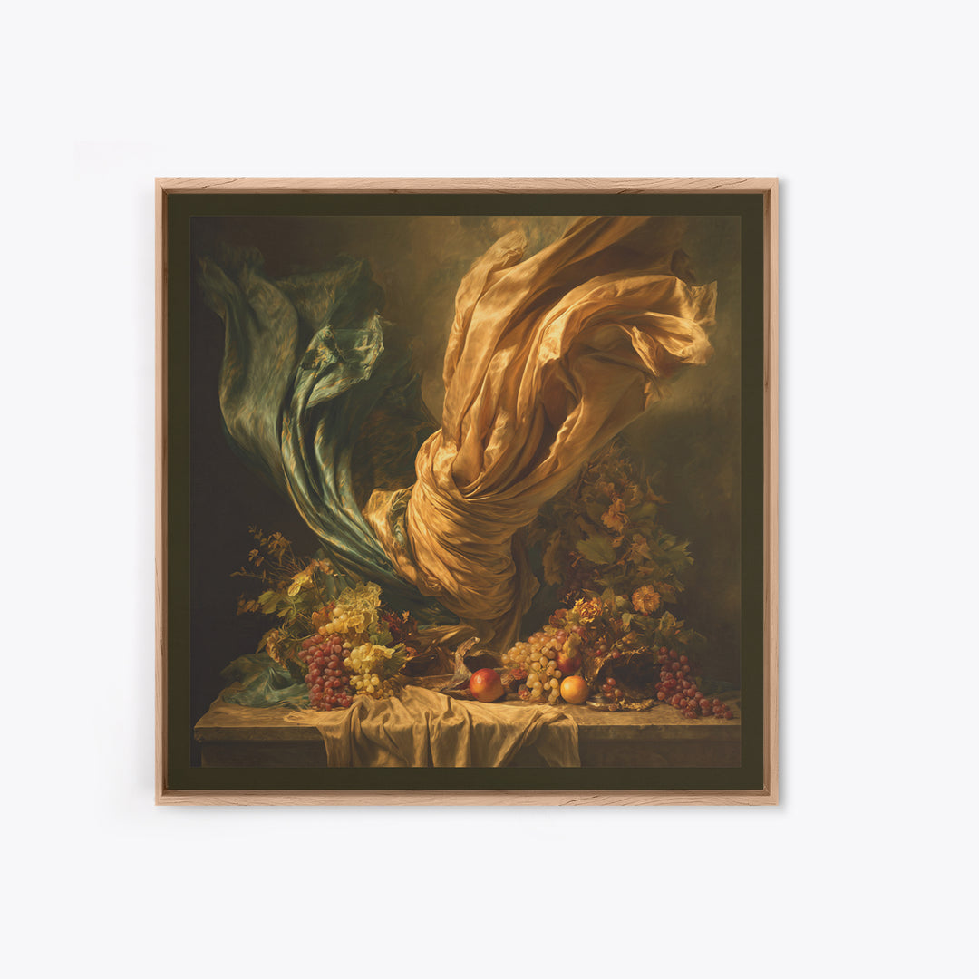 Mythic Goddess Figure Framed Canvas Print, Baroque Art, Eclectic Wall Art, Living Room Decor, Fine Art, Ornate, Gallery Decor, BAO-1x1-38