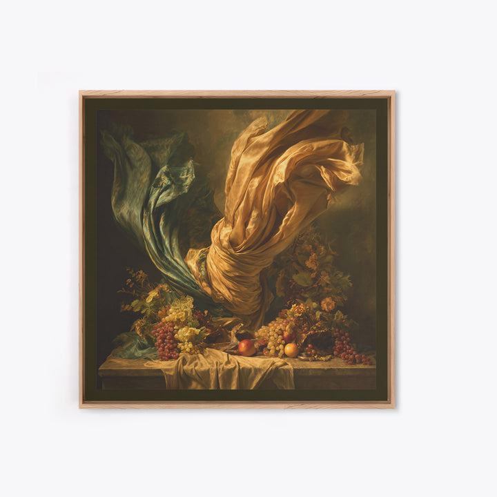 Mythic Goddess Figure Framed Canvas Print, Baroque Art, Eclectic Wall Art, Living Room Decor, Fine Art, Ornate, Gallery Decor, BAO-1x1-38