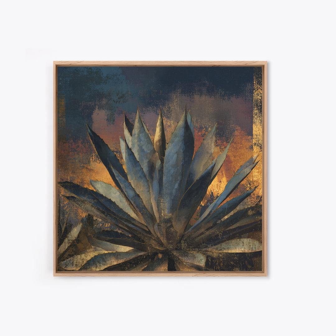 Tequila Agave Plant Study Canvas Print, Bar Art, Bar Cart, Bar Decor, Fine Art, Kitchen Print, Coffee Wall Art, BAR-1x1-36