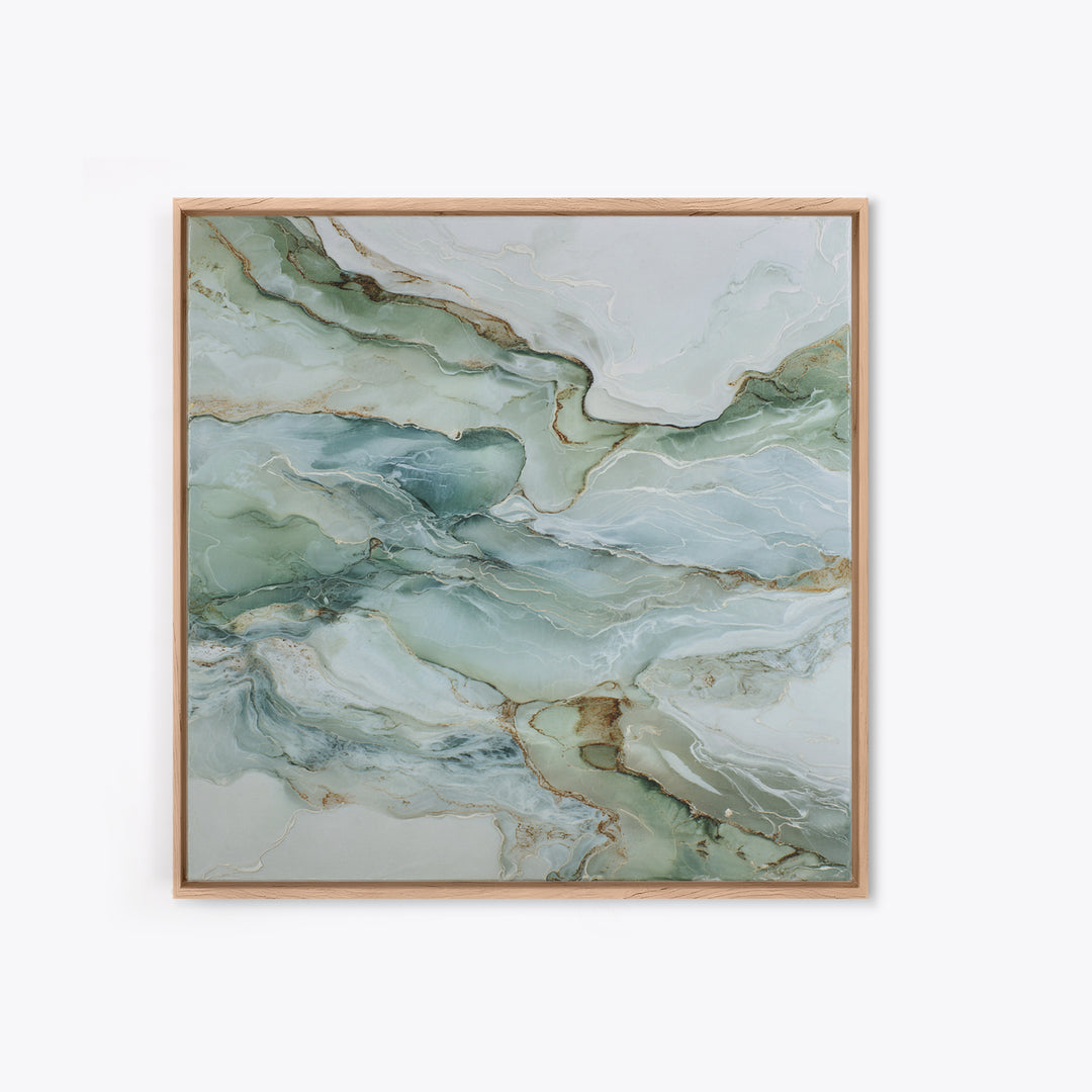 Abstract Marble Texture Framed Canvas Print, Bathroom Art, Dopamine Decor, Bathroom Decor, Abstract Art, Spa, Halloween Art, BAT-1x1-16