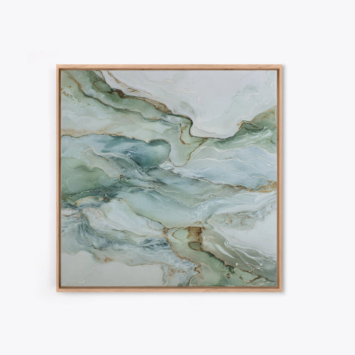 Abstract Marble Texture Framed Canvas Print, Bathroom Art, Dopamine Decor, Bathroom Decor, Abstract Art, Spa, Halloween Art, BAT-1x1-16