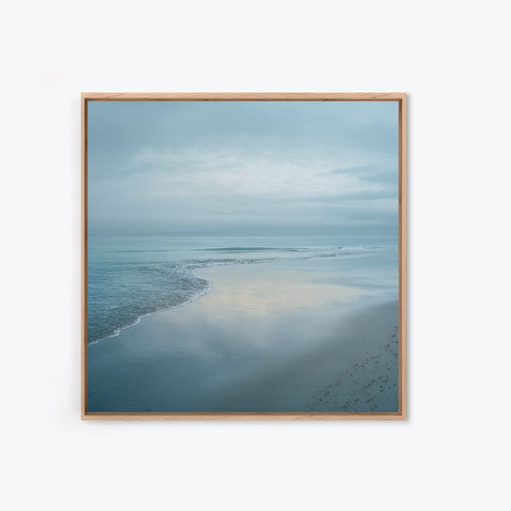 Soft Cloud and Rain Composition Canvas Print, Bathroom Art, Framed Wall Art, Bathroom Decor, Watercolor Art, Spa, BAT-1x1-19