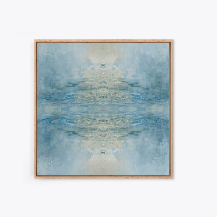 Abstract Water Ripples Canvas Print, Bathroom Art, Bathroom Accessories, Bathroom Decor, Abstract Art, Spa, Fine Art Print, BAT-1x1-5