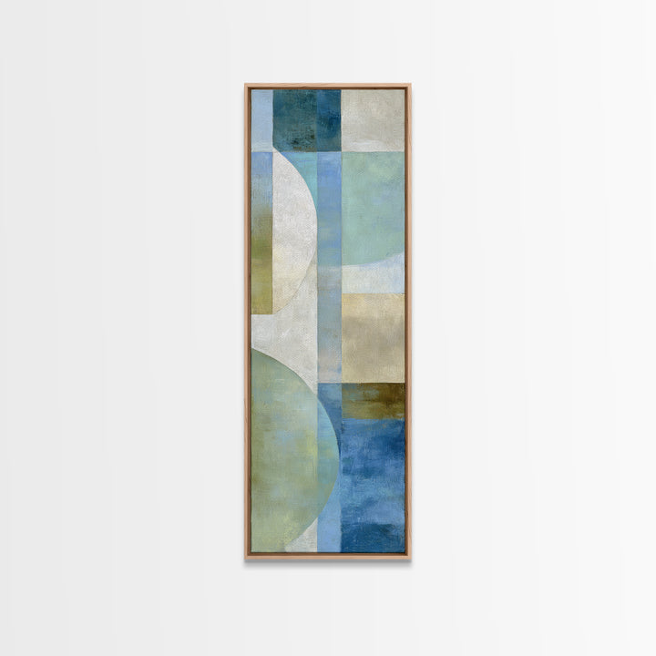 Clean Geometric Forms Canvas Print, Bathroom Art, Printable, Bathroom Decor, Spa, Bathroom Prints, Bathroom Wall Decor, BAT-1x3-33