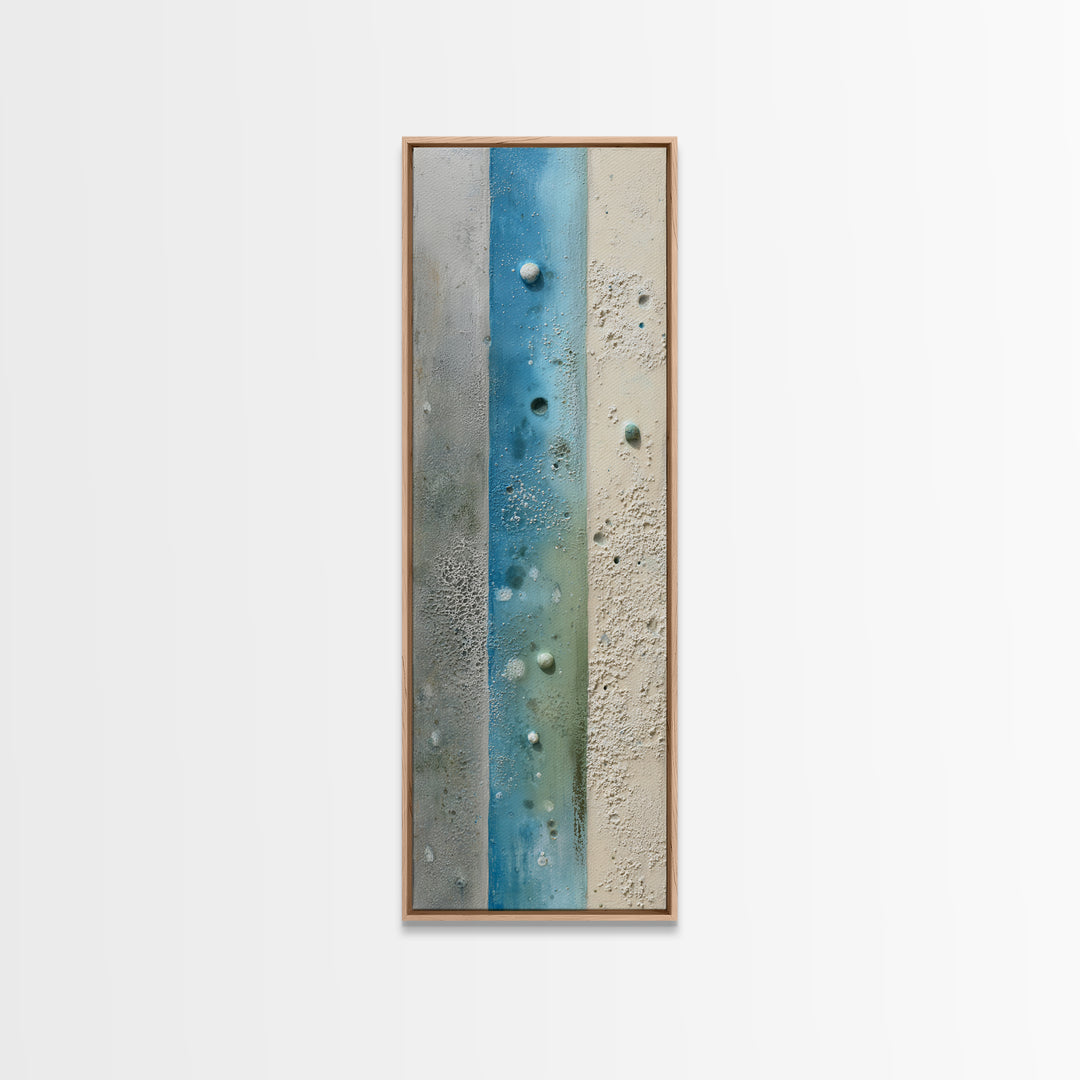 Clean Geometric Forms Canvas Print, Bathroom Art, Bathroom Wallpaper, Bathroom Decor, Abstract Art, Spa, Luxury Decor, BAT-1x3-9