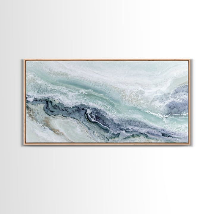Abstract Marble Texture Framed Canvas Print, Bathroom Art, Luxury Decor, Bathroom Decor, Abstract Art, Spa, Digital Wall Art, BAT-2x1-12