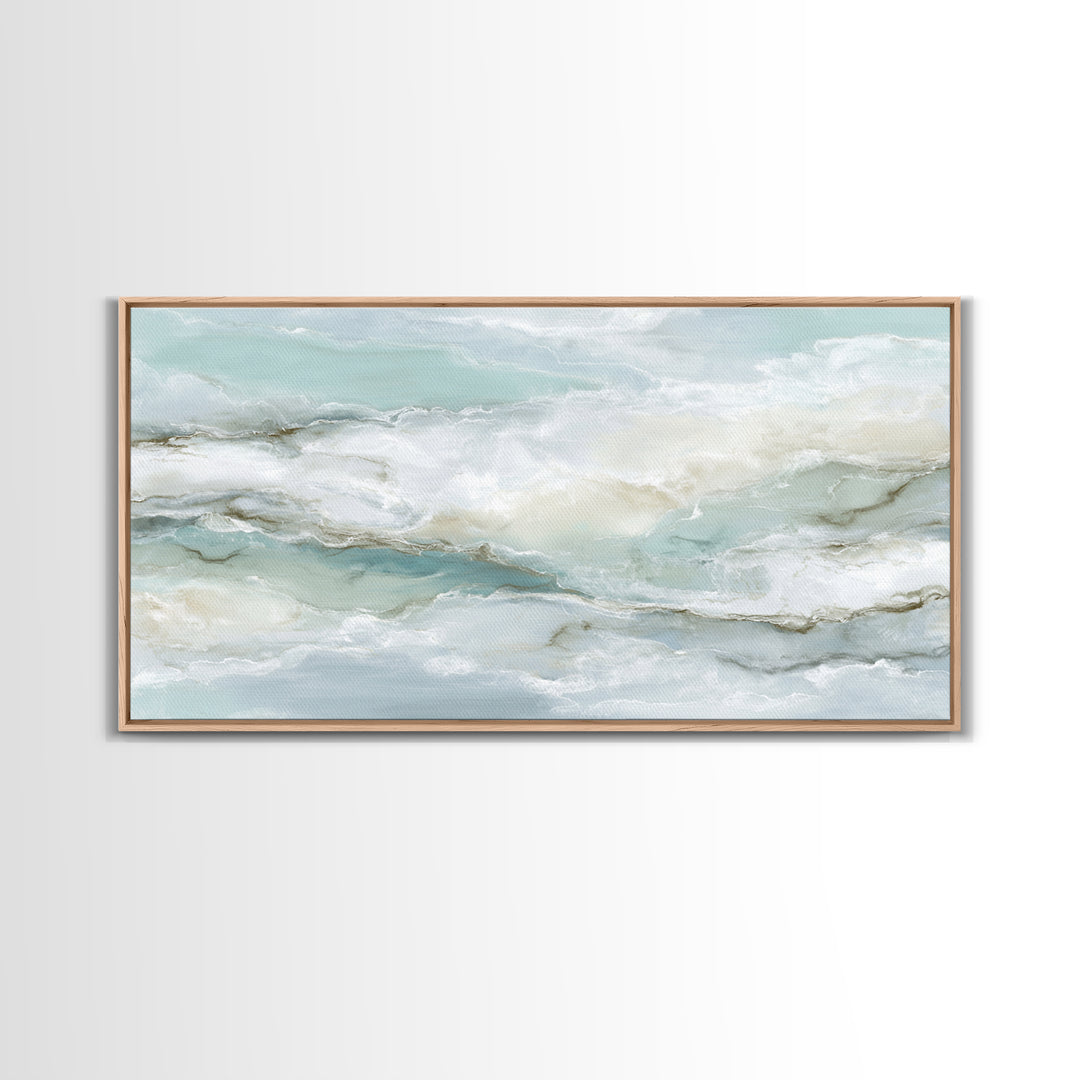Abstract Marble Texture Framed Canvas Print, Bathroom Art, Printable Wall Art, Bathroom Decor, Spa, Bathroom Wall Decor, BAT-2x1-60