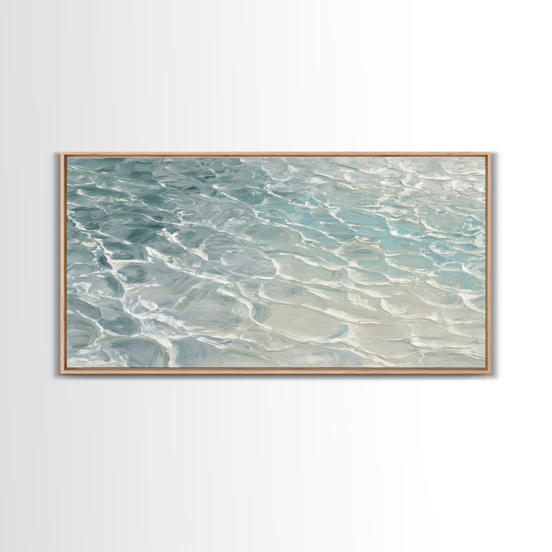 Abstract Water Ripples Canvas Print, Bathroom Art, Wall Art, Bathroom Decor, Abstract Art, Spa, Dog Portrait, Canvas Wall Art, BAT-2x1-73