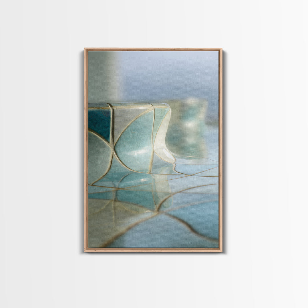 Clean Geometric Forms Canvas Print, Bathroom Art, Printable Wall Art, Bathroom Decor, Abstract Art, Spa, Bathroom Wall Decor, BAT-2x3-77
