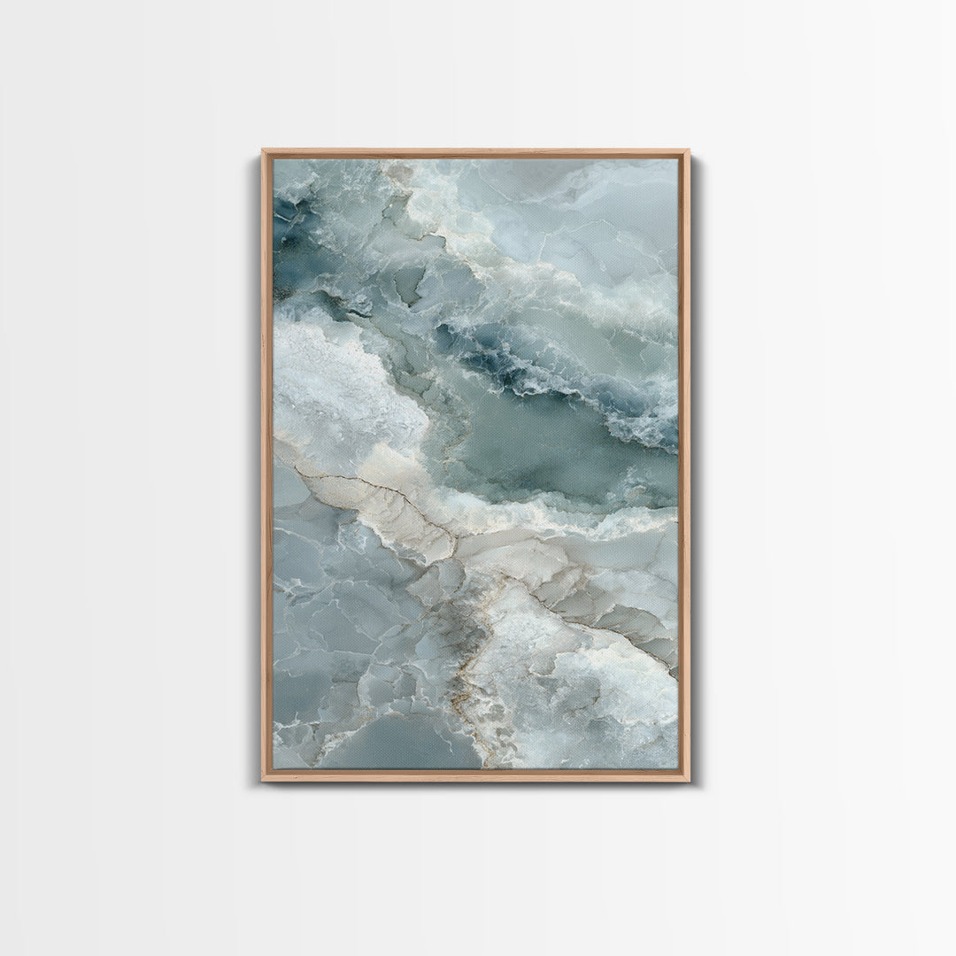 Abstract Marble Texture Canvas Print, Bathroom Art, Contemporary Art, Bathroom Decor, Abstract Art, Spa, Framed Wall Art, BAT-2x3-96